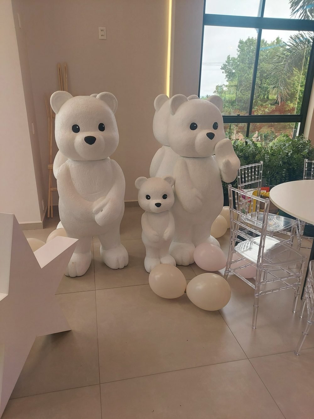 Ursos em isopor (EPS) de grande escala para decoração de festas